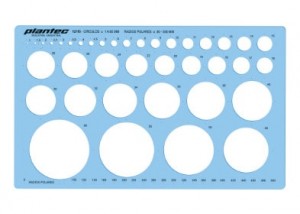 Plantilla de circulos radios polares Plantec