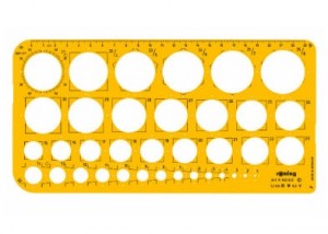 Plantilla de circulos Rotring